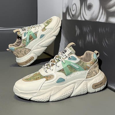 Lente Heren Sneakers Outdoor Ademend Comfortabel Antislip Platform Schoenen Designer Heren Trendy Casual Schoenen Zapatos Casuales 39 gray