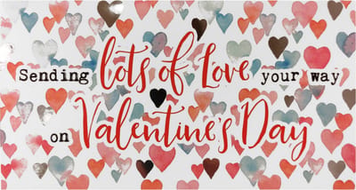Kaart - Valentijn - Sending lots of love - SVP19-A