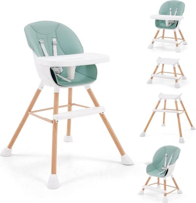 VELTRR® Kinderzetel - Eetstoel Baby 6 Maanden en Ouder - Kinder Eetstoel - Kinderstoel - Inklapbare Eetstoel
