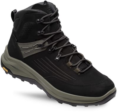 Grisport Outlander Mid zwart groen wandelschoenen uni (15603-167)