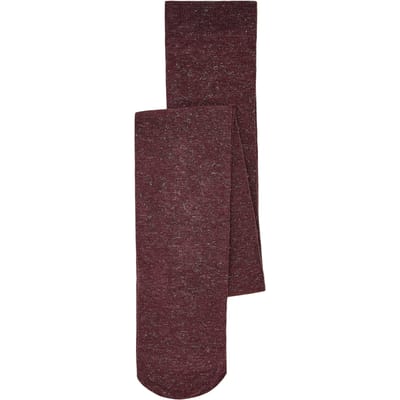 White Stuff Sienna Sparkle Tights Dark Plum Größe: M | Unterhosen Outlet | Damen | Magenta