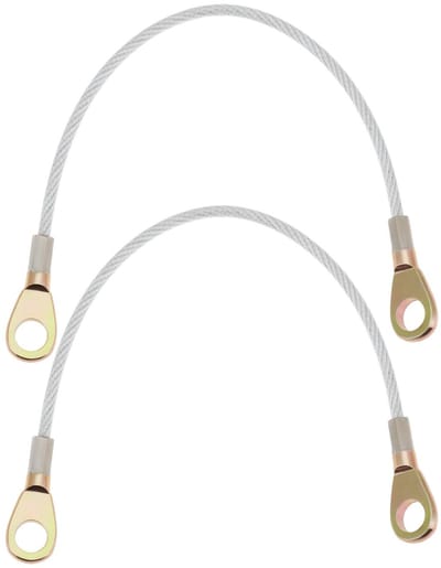 Dailygoods- Achterklep Kabel Haak - 2 Stuks - Betrouwbare Ondersteuning - Duurzaam - Weerklaar - Compatibel met Kawasaki Mule 600/610