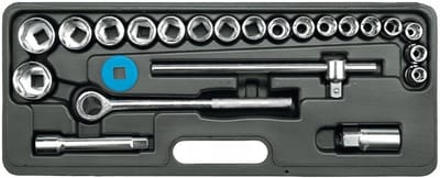 Vorel 58240 Doppenset 1/2" 8-30mm, 24 Delen