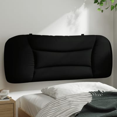 vidaXL - Hoofdbordkussen - "Hvar" - 100 - cm - stof - zwart