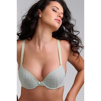 Marlies Dekkers Lucky Clover Green Clover Gold Push Up Bra Size: 70D | Bras Outlet | Dames | Groen