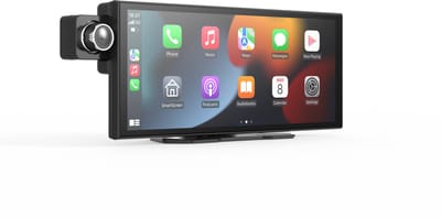 Siltcon® Geschikt voor Carplay Scherm 11.26 Inch & 4K Dashcam - Geschikt voor Android Auto Scherm - Draadloos - HD Achteruitrijcamera - HD Touchscreen - Incl. 64GB SD - AUX - FM - BT - Incl. Oplaadkabels Telefoon