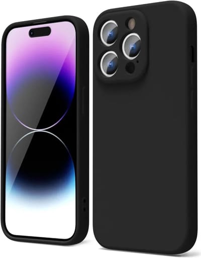 Hoesje met Camera Bescherming Geschikt voor Apple iPhone 14 Pro | Back Cover | Dun | Flexibel TPU | Zwart