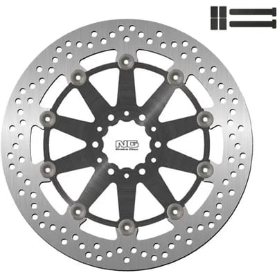 Vlotterende remschijfset voor motorfiets en schroeven NG Brake Disc 1596GK32