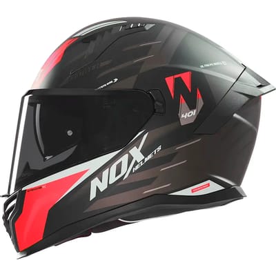 Volle motorhelm Nox N401 Crower