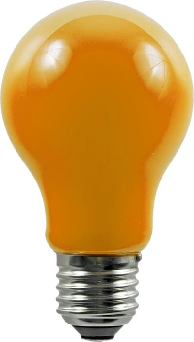 Schiefer E27 Gloeilamp | 11W Oranje 20lm 240V | Dimbaar
