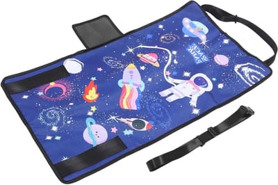 Vliegtuigbed Peuter - Reisvoetsteun Kinderen - Comfortabel Reizen - Draagbaar en Ademend - 78 x 44 cm - Donkerblauw