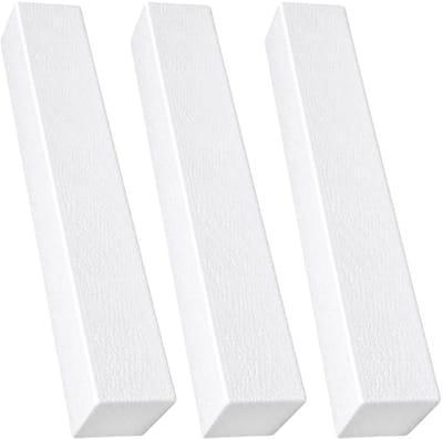 Piepschuim vormen - baksteen - 3x - 50 x 7,5 x 7,5 cm - styropor hobby / DIY vorm - basis knutselfiguren