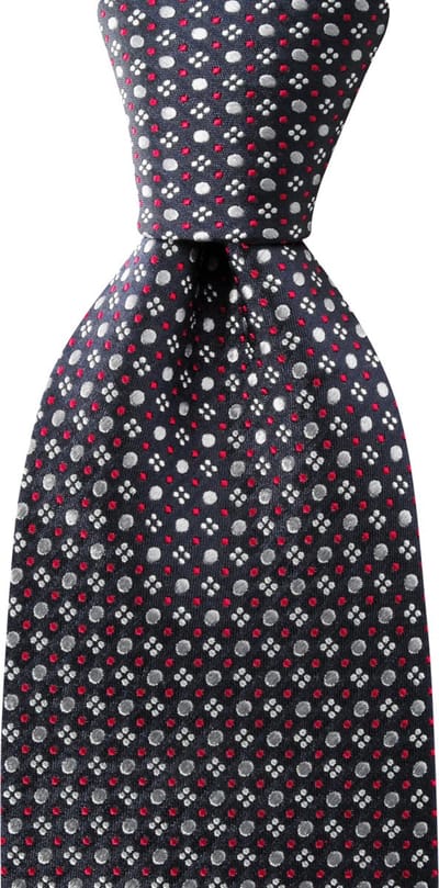 We Love Ties - Stropdassen - Stropdas Foreign Affairs - blauw / rood / grijs / wit