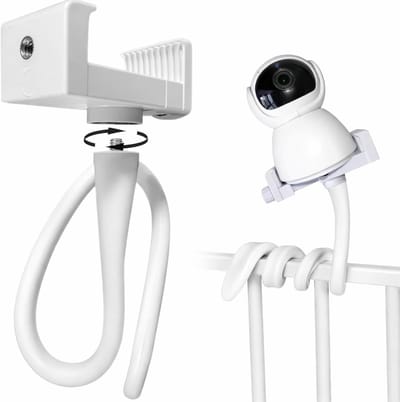 Babyfoon Houder - Monitor Bevestiging - Baby in de gaten houden - Universeel Verstelbaar - 42 cm - Wit
