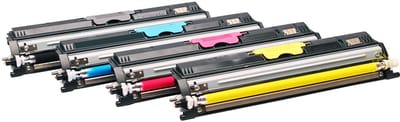 Set 4x ABC huismerk toner geschikt voor Konica Minolta Magicolor 1600W 1650EN 1650END 1650ENDT 1650 1680MF 1690MF 1690MFD 1690MFDT