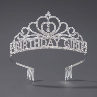 Kroon voor dames-Prinsessenkroon-Diadeem-Kroon-Strass-Elegant en Duurzaam - Geschikt voor Verschillende Gelegenheden-Haarsieraad-Stijl 34