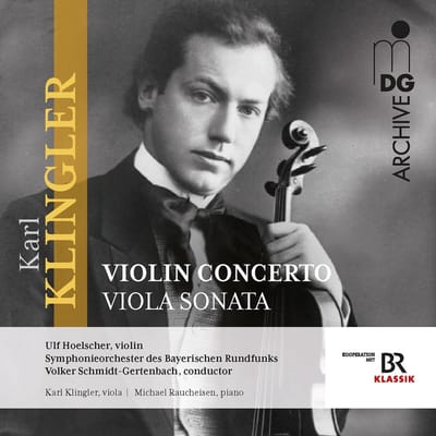 Ulf Hoelscher, Symphonie-Orchester Des Bayerischen Rundfunks, Volker Schmidt-Gertenbach, Michael Raucheisen - Klingler: Violin Concerto | Viola Sonata (CD)