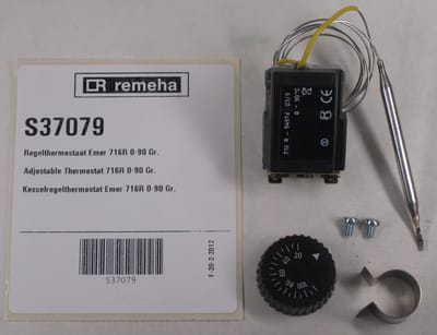 Remeha regelthermostaat Emer 716r 0-90 graden S37079