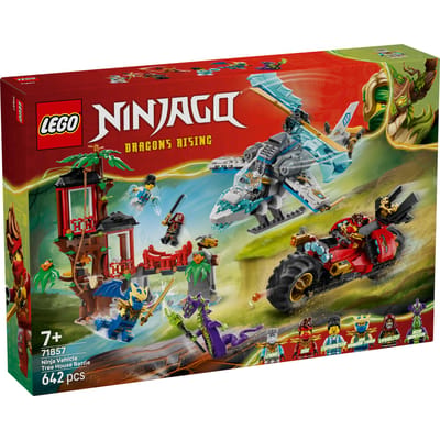 LEGO Ninjago LEGO® NINJAGO 71857 Krachtmeting bij de boomhut met de Ninja-fiets (71857)