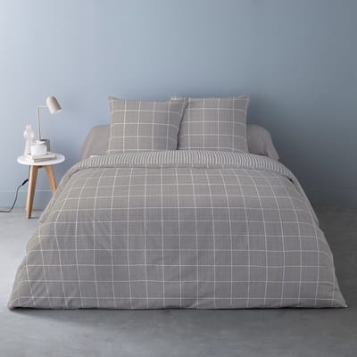 Dekbedovertrek Flanel - Winter - 240 x 220 cm - Ehcon Taupe