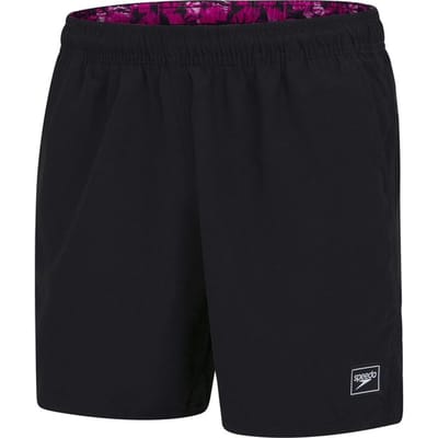 Speedo  - Maat S - Printed Trim 16 inch Watershort Heren - Zwart