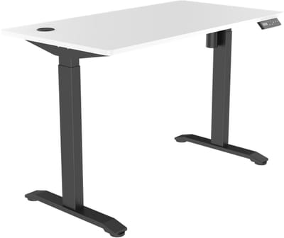 Zit Sta Bureau Elektrisch verstelbaar | 118x60 | zwart-wit | met geheugenfunctie | 72-117