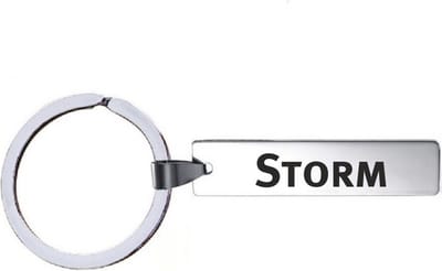 Sleutelhanger Met Naam - Storm - RVS