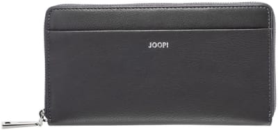 JOOP! Leren Portemonnee Lantea Yura Purse Castlerock Donkergrijs
