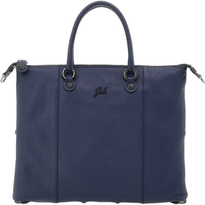 Gabs Leren Schoudertas G3 Plus TG Bull Black Shoulder Bag Ink Blue Donkerblauw