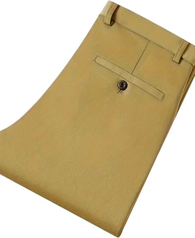 Bovista Pantalon Heren - Chino - Golfbroek - Nette Broek - Elastische Tailleband - Volwassenen - Khaki - S