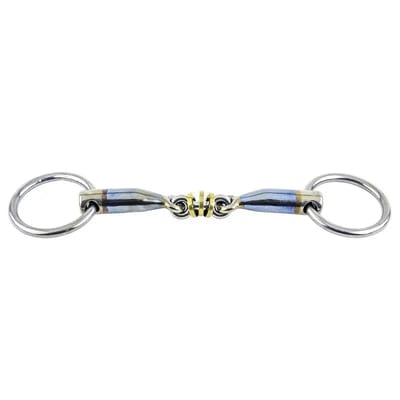 Enkel paard bit Trust Sweet Iron brass ring