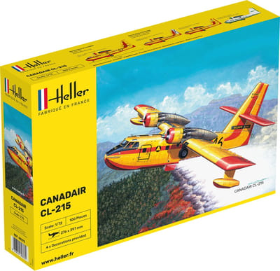 Heller Modelbouwpakket Militaire voertuigen - 80373 Canadair CL-215 Plane Plastic - 1:72 - Modelbouw
