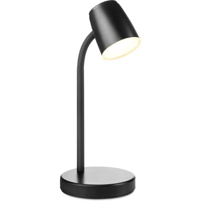 Home Sweet Home - Moderne Led Bureaulamp Elbo - verstelbare LED Leeslamp met schakelaar - Zwart - 14/14/38cm - 4W 3000K 530lm dimbaar - geschikt