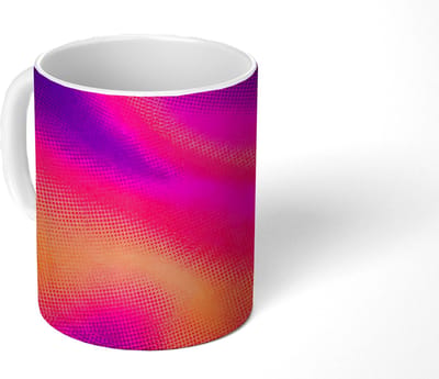 Mok - Koffiemok - Abstract - Patroon - Kleurverloop - Mokken - 350 ML - Beker - Koffiemokken - Theemok