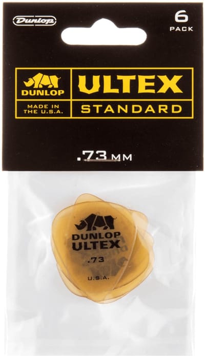 Jim Dunlop Ultex .73 Plectrum 6-Pack - Plectra
