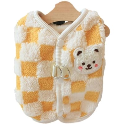Huisdier Hond Jas Jas Winter Hondenkleding voor Kleine Honden Puppy Vest Chihuahua Yorkie Kostuum Hondenkleding Outfit Huisdierbenodigdheden S beige