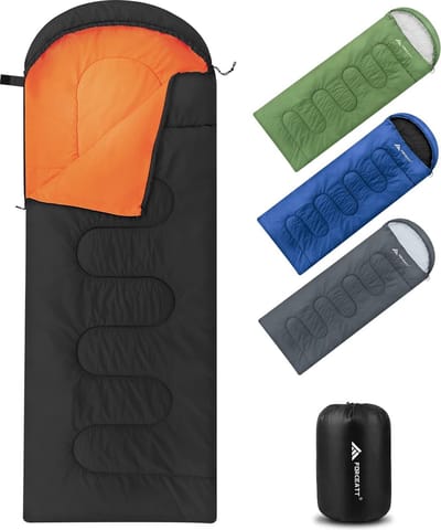 Slaapzak voor 4 seizoenen - Lichtgewicht & Compact - Ideaal voor Camping, Reizen en Festivals