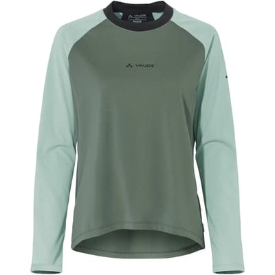 Vaude Bike Loamer T-shirt Met Lange Mouwen Groen 38 Vrouw