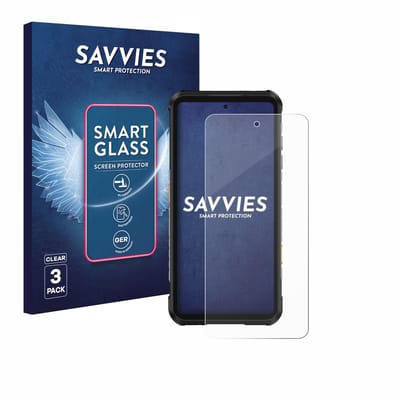 3 Stuks Savvies Screenprotector - geschikt voor Ulefone RugOne Xever 7 Pro - beschermfolie glas transparant