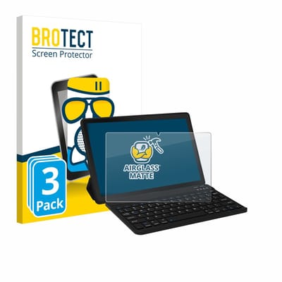 BROTECT - Screenprotector voor Laptok YXPA7LBK 11" - Folie Beschermfolie Beschermglas matte 3 Stuks