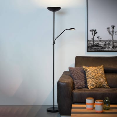 Lucide ZENITH - Leeslamp - LED Dimbaar - 3000K - Zwart