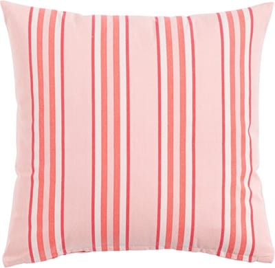 Multi Stripe Roze Kussen | 45 X 45 | Sierkussen Voor Woonkamer Of Slaapkamer