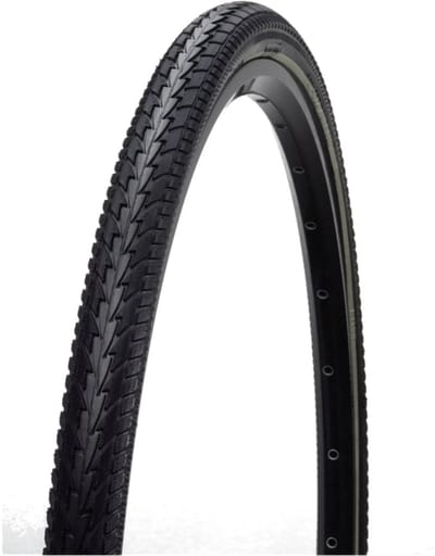 Hakuba Buitenband - Zwart met witte lijn - 28x1 1/2 - ETRTO 40-635 - Geschikt voor mountainbikes