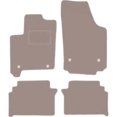 Beige veloursmatten voor: Opel Meriva A minivan (2002-2010)