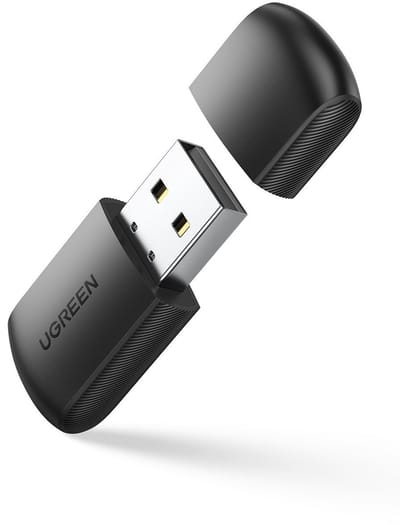 Ugreen - dual-band - adapter externe netwerkkaart USB - WiFi 11ac AC650 zwart - (CM448)