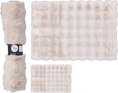 Home & Styling Vloerkleed Faux Fur - 90x60cm - Wit