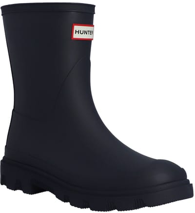 Hunter Downpour Short Boot Unisex Regenlaarzen - Donkerblauw