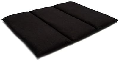 Groot Korrelkussen 40x30 | 3-kamer | Zwart - Warmte-koud Kussen