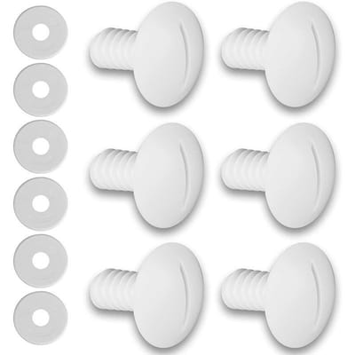 12 kunststof naafbouten geschikt voor Polaris 180/280 zwembadreinigers, compatibele onderdelen geschikt voor C55/C-55 zwembadreinigers.