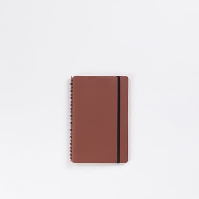 Vacavaliente - Notitieboek A5 - Gerecycled Leer - Bruin